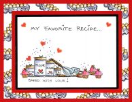 Cupcake Baking Card